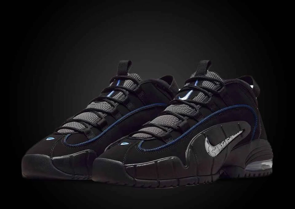 Nike Air Max Penny 1 Red White & Black Blue - photo 2