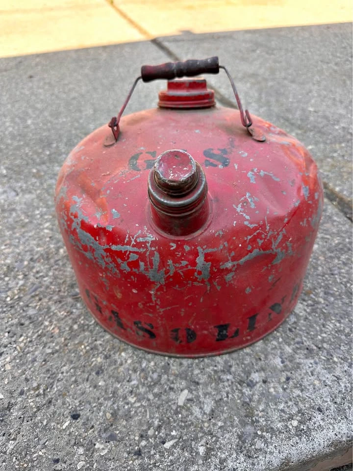 Antique Vintage Gas Can