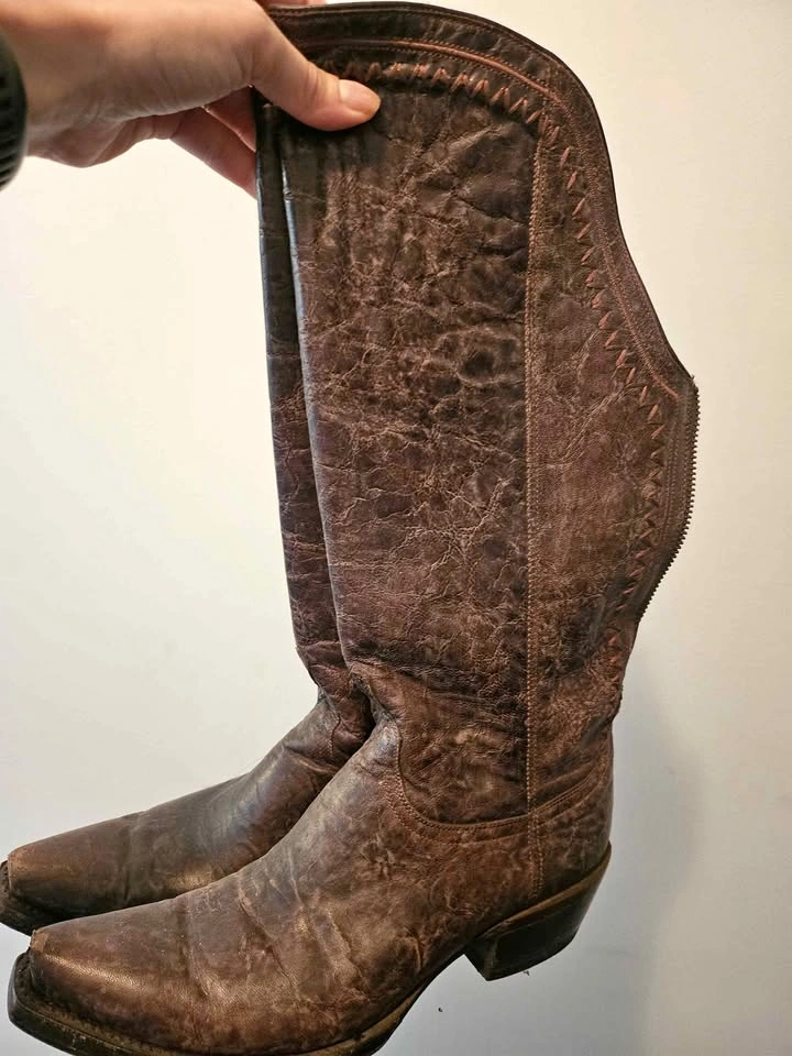 Leather Cowboy Boots