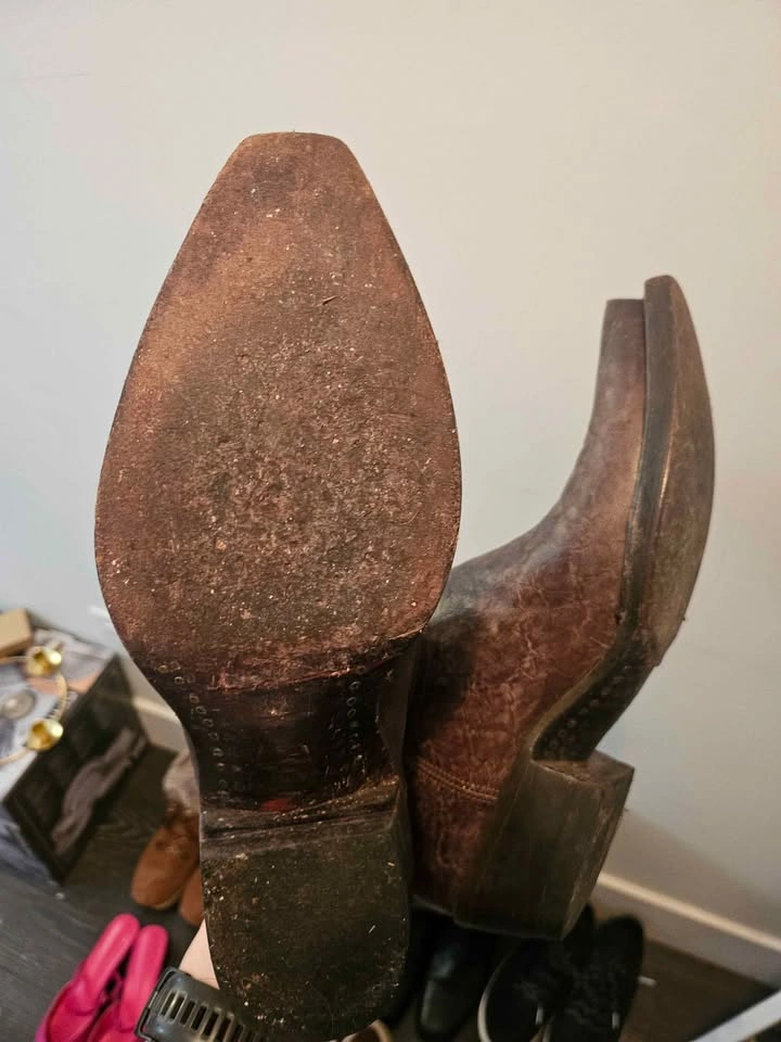 Leather Cowboy Boots - photo 4