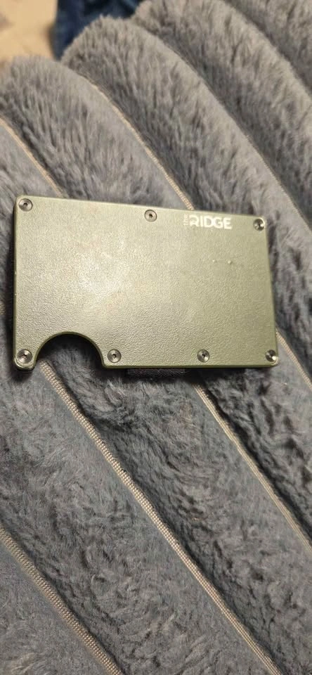 Ridge Wallet Olive Green with Money strap - photo 2