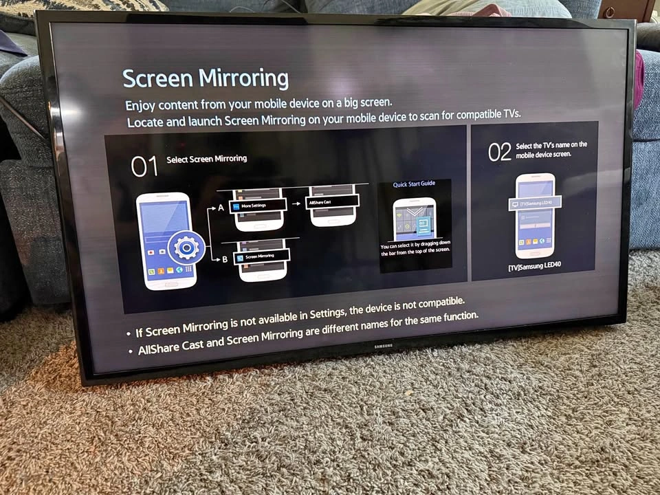 Samsung 36” Smart TV