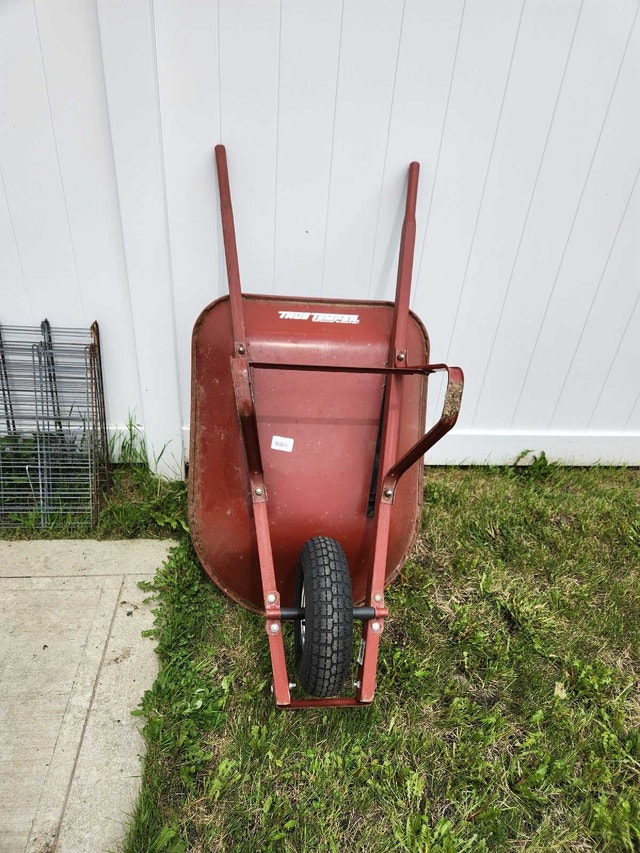 Excellent True Temper Steel Wheelbarrow - NEW TIRE - photo 3