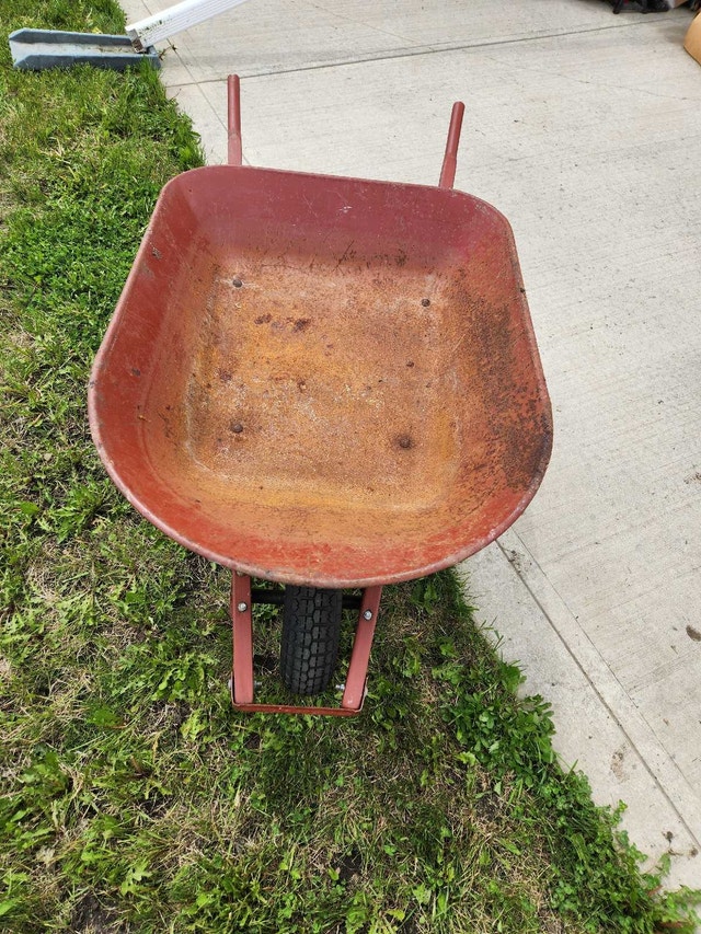 Excellent True Temper Steel Wheelbarrow - NEW TIRE - photo 4