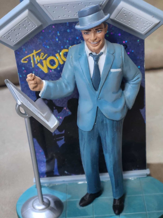 Set of 6 Vintage Frank Sinatra Musical Christmas Ornaments - photo 4