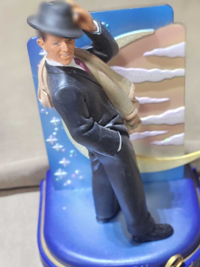 Set of 6 Vintage Frank Sinatra Musical Christmas Ornaments - photo 5