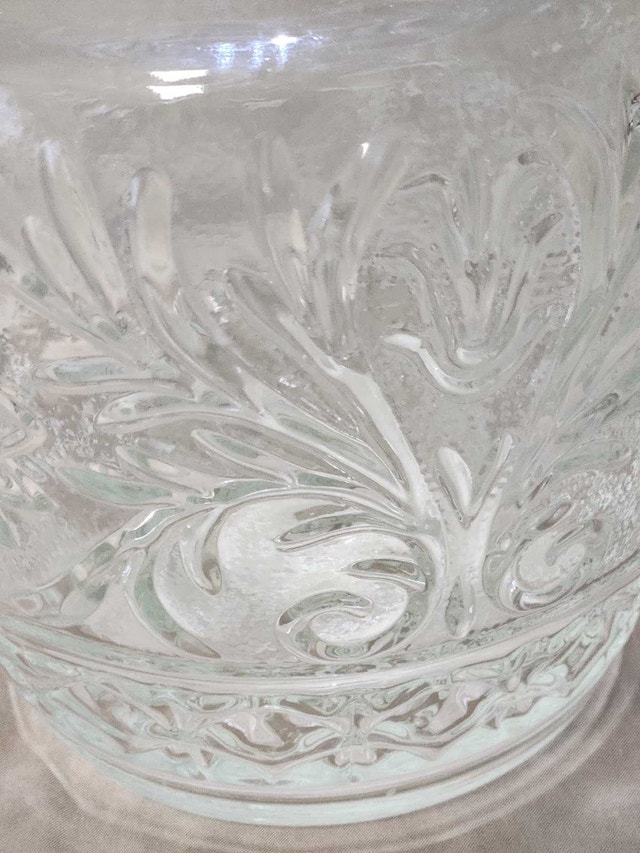Vintage Anchor Hocking Clear Glass Biscuit/Cookie Jar – 8" - photo 3