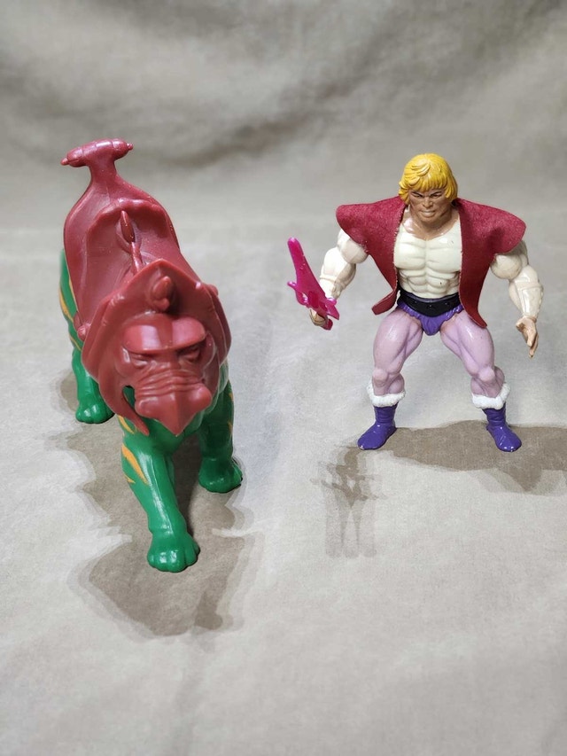 1980s Masters of the Universe: Prince Adam & Battle Cat Set - photo 4