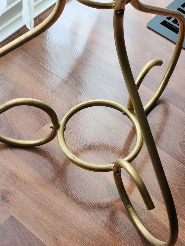 Vintage Marble-Top Pedestal Plant Stand - photo 2