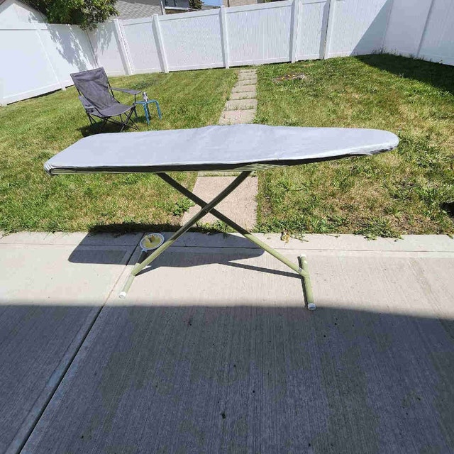 Vintage Heavy-Duty Metal Ironing Board