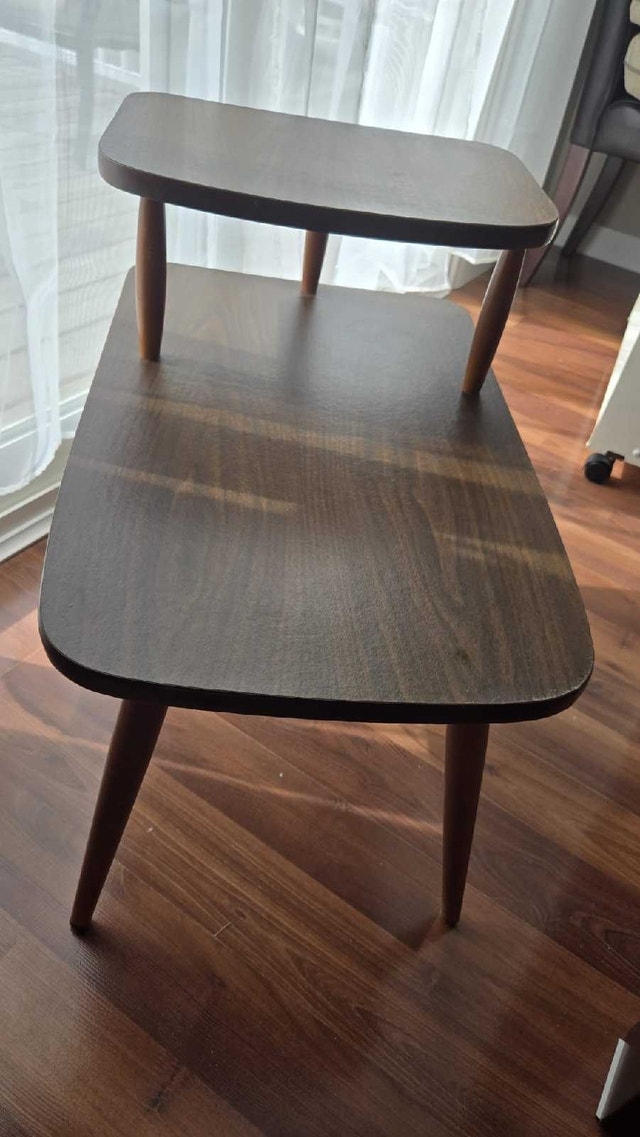 1960s 2-Tier Telephone Side Table - photo 2
