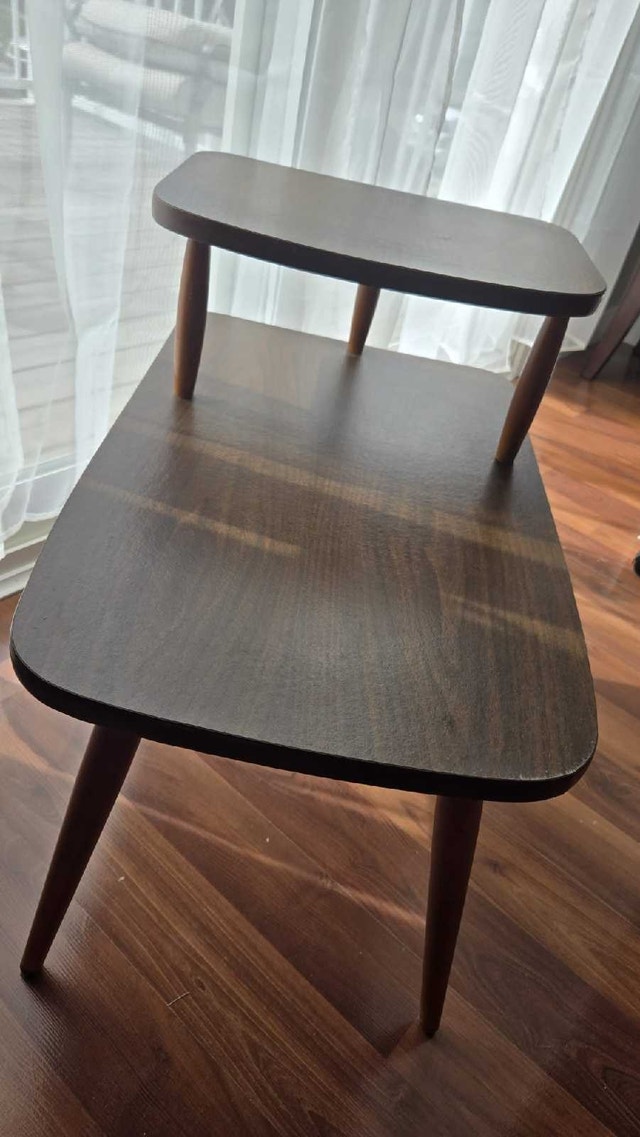 1960s 2-Tier Telephone Side Table - photo 5