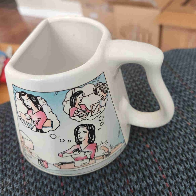 1987 "Decision Breakers" Ceramic Office Mug