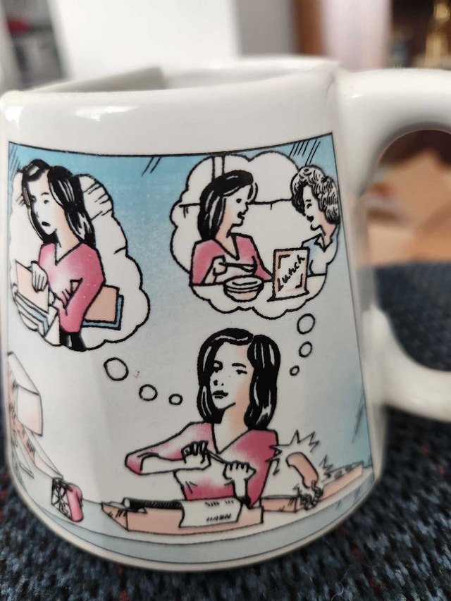 1987 "Decision Breakers" Ceramic Office Mug - photo 2