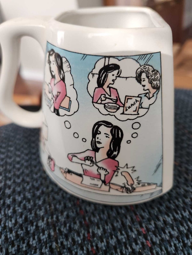 1987 "Decision Breakers" Ceramic Office Mug - photo 4