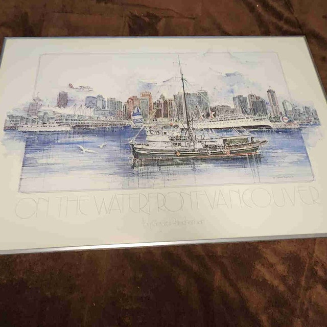 Vintage Gerard Paraghamian "On The Waterfront Vancouver"