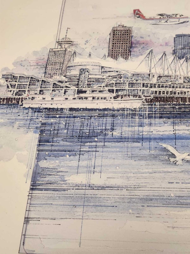 Vintage Gerard Paraghamian "On The Waterfront Vancouver" - photo 3