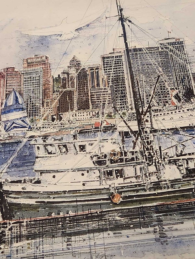 Vintage Gerard Paraghamian "On The Waterfront Vancouver" - photo 4