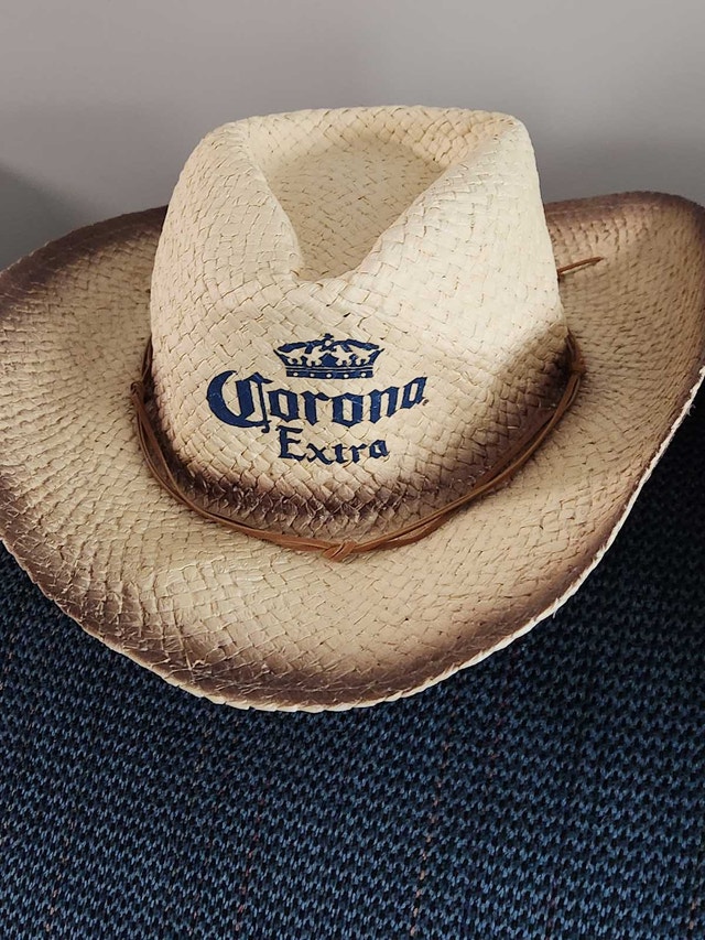 Beer Brand Straw Cowboy Hats - Corona Extra & Coors Light - photo 4