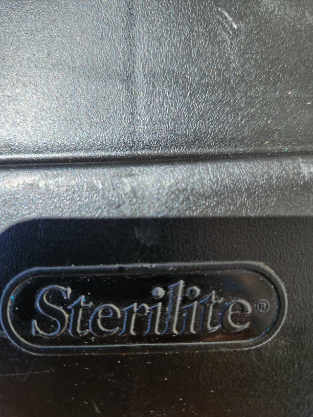 Sterilite Wide 2-Drawer Storage Unit - Black/Clear - photo 2