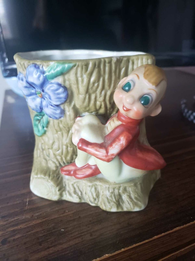 Rare ACME CHINA Pixie Elf Planter - Made in Japan