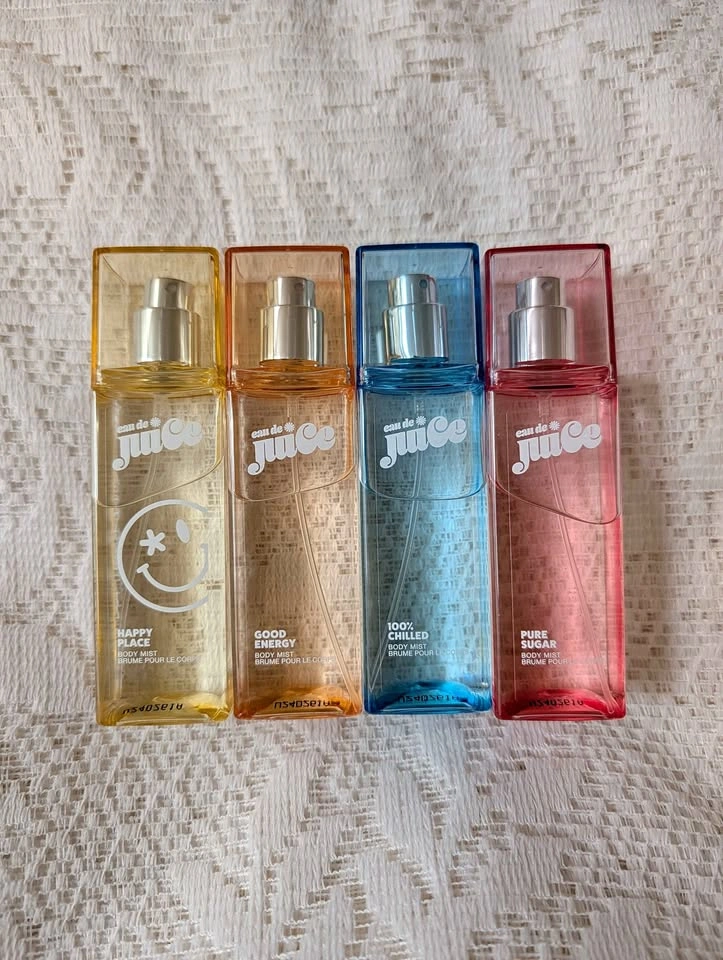 Eau de Juice Body Mist Set - Happy Place, Good Energy, 100% Chil