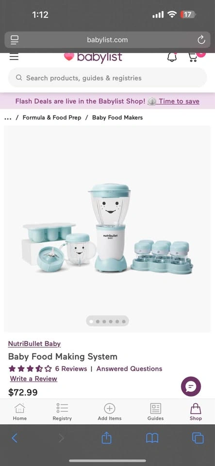 Nutribullet complete baby making food