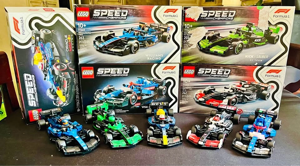 LEGO - LEGO F1 Formula 1 (5) Car Mixed Lot