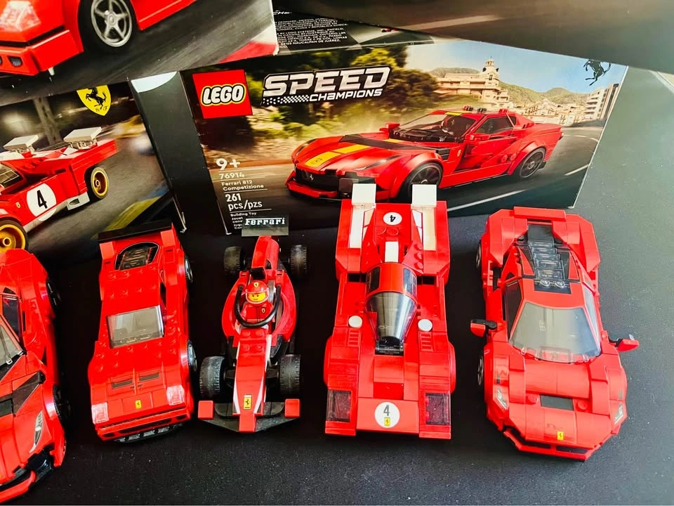 LEGO Ferrari 6 Car Mixed Lot - Formula 1 Speed Champions - photo 2