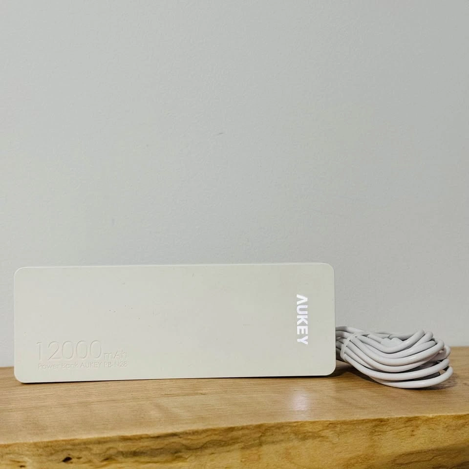 AUKEY 12,000 mAh Portable Charger with Cable - photo 3