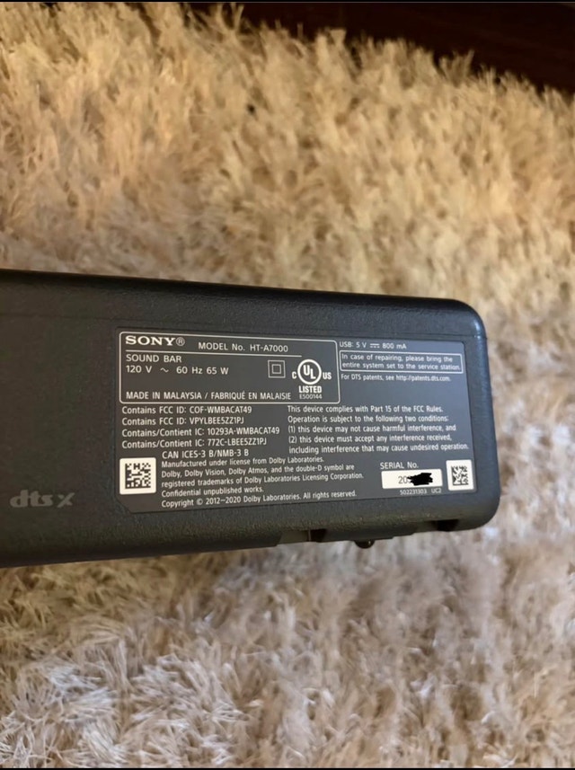 Sony HT-A7000 Soundbar - photo 2