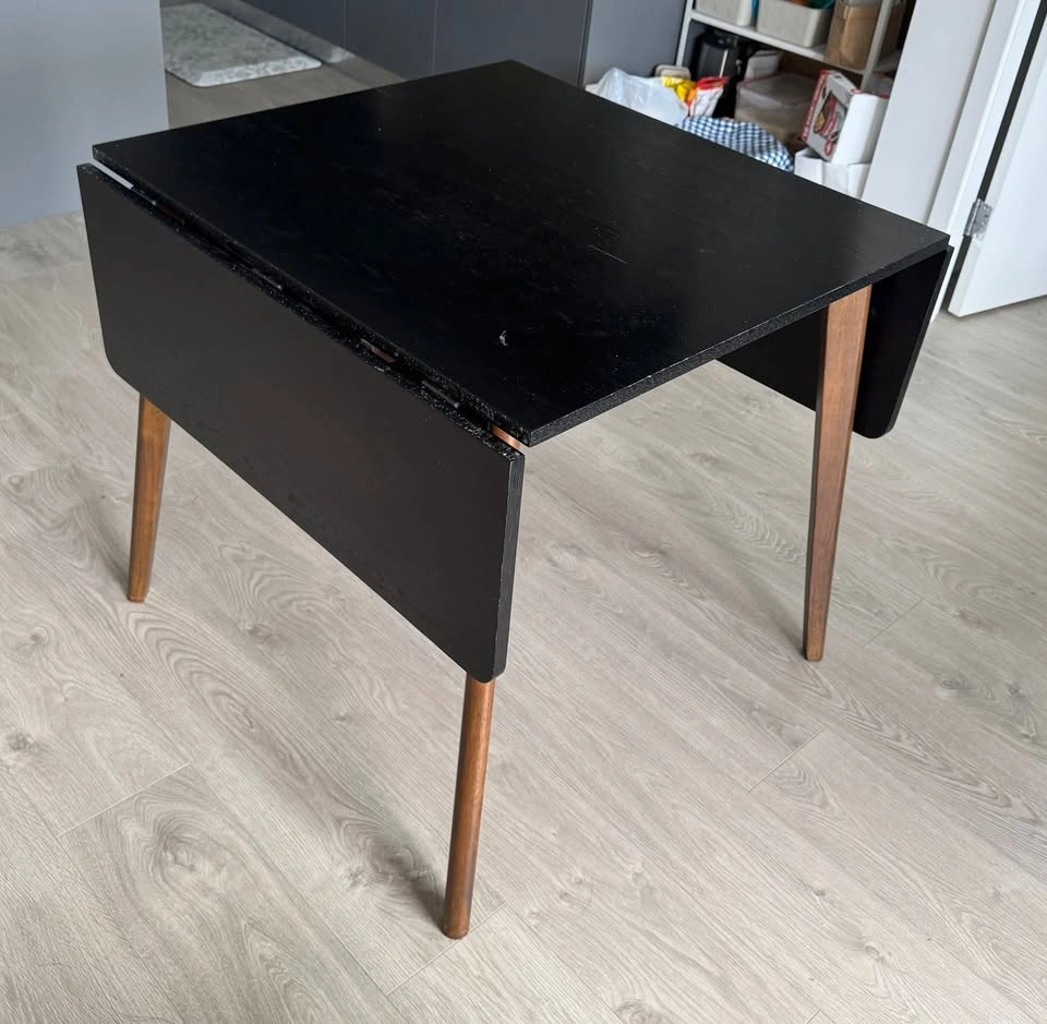 Modern Extendable Dining Table & 2 Chairs - photo 2