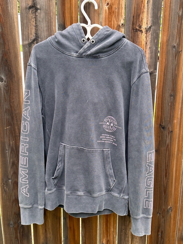 American eagle pull over hoodie size M - photo 2