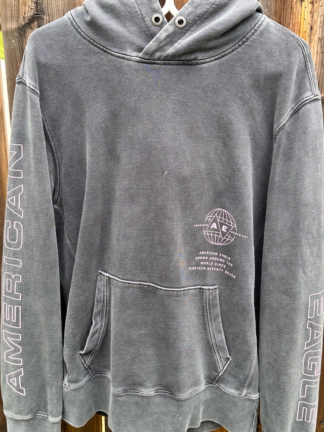 American eagle pull over hoodie size M - photo 3