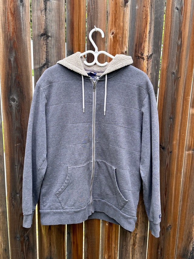 north face zip up hoodie size M