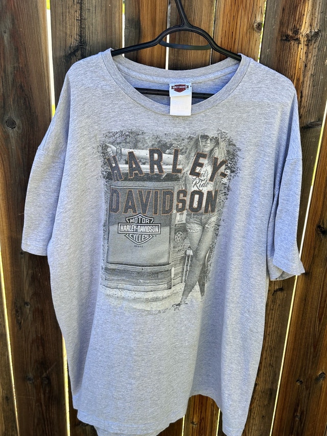 3XL Harley Davidson grey t shirt