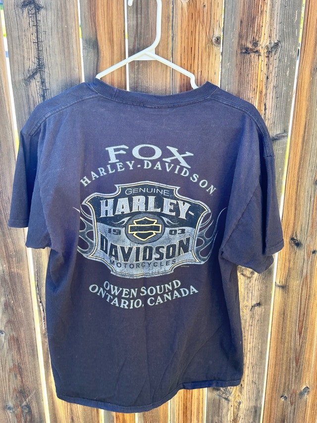 Vintage Harley Davidson Ontario Canada T-Shirt - photo 5