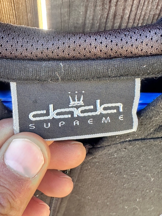black dada supreme zip up hoodie size XL - photo 3