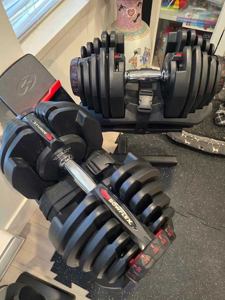 Bowflex SelectTech 1090 Adjustable Dumbbells + Genuine Bowflex S - photo 3