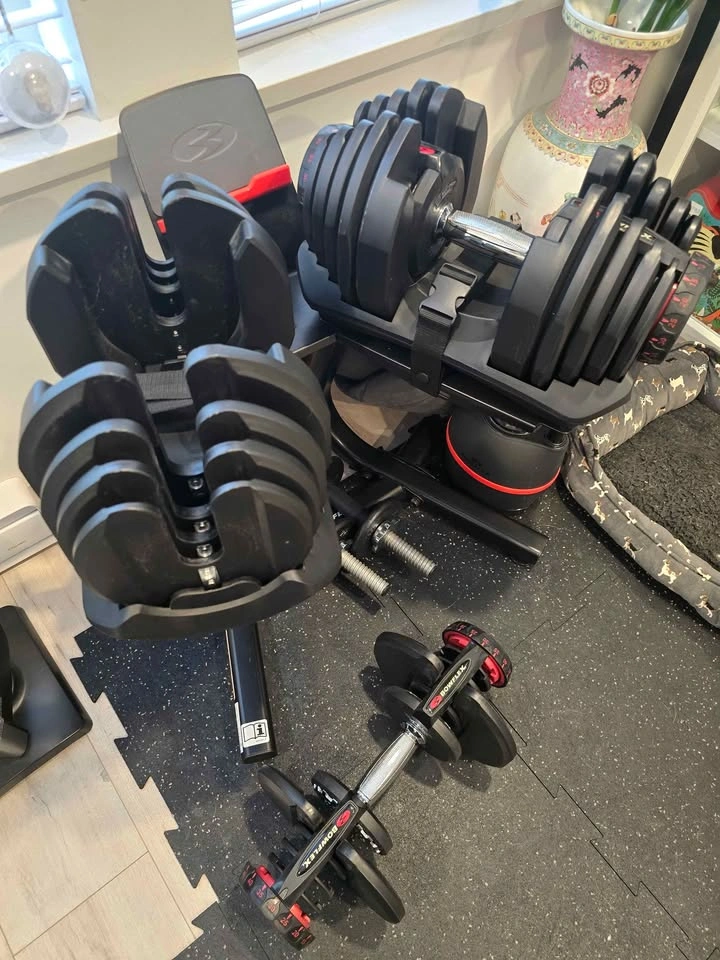 Bowflex SelectTech 1090 Adjustable Dumbbells + Genuine Bowflex S - photo 5
