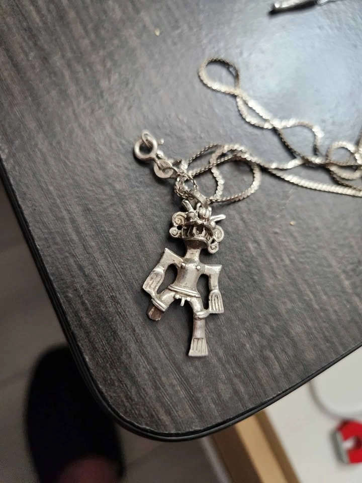 Mayan Warrior Chain and Pendant in 950 silver - photo 5