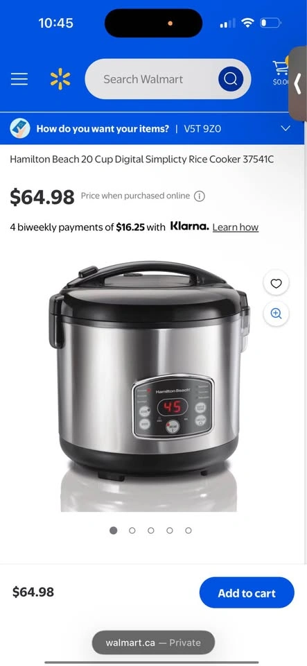 Hamilton Beach 20 Cup Digital Simplicity Rice Cooker - photo 2