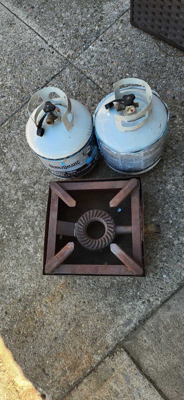Propane Tank and burner