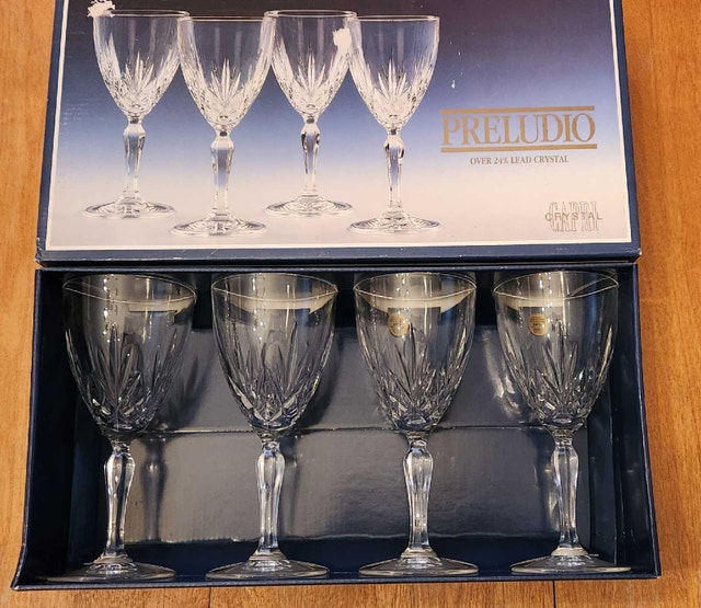 Capri Preludio 24% Lead Crystal Water Glasses