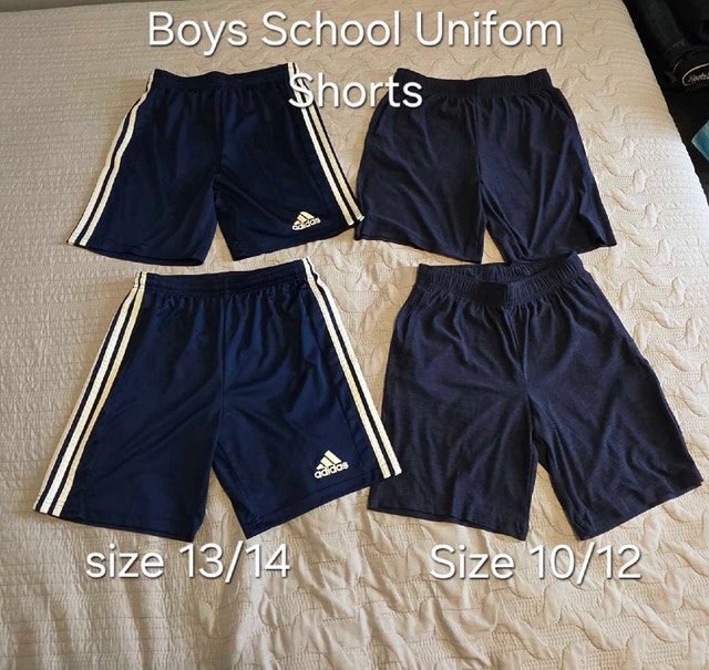 Boys school uniform shorts