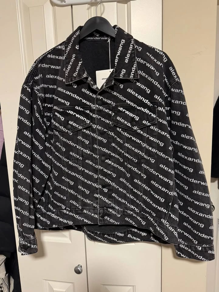 Alexander Wang Denim Jacket - Size Large - photo 5
