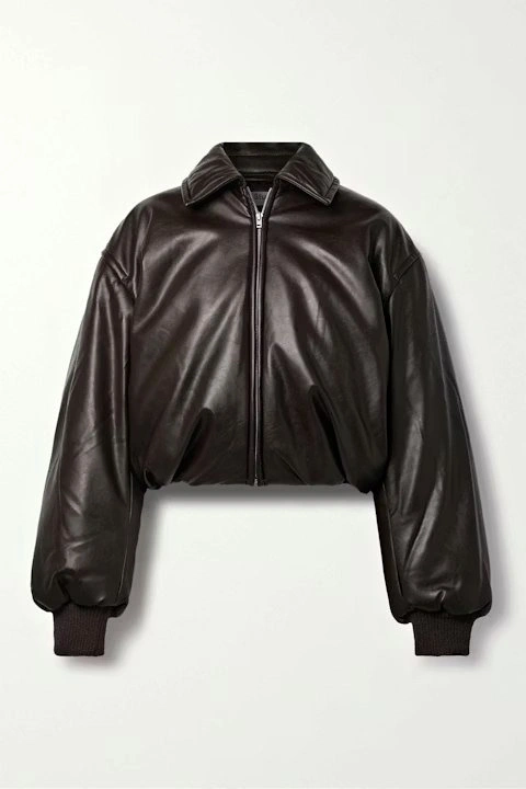 Acne Studio Bomber Jacket - Dark Brown - Size 38