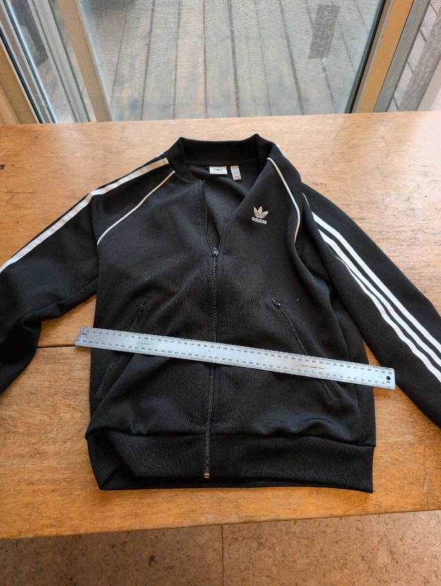 Adidas Track Jacket black xs extra small womans