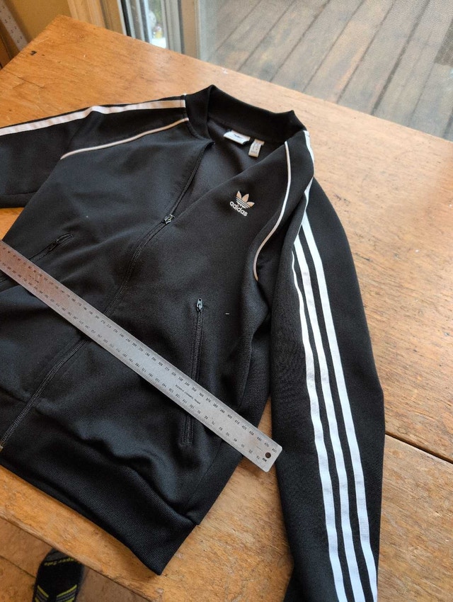 Adidas Track Jacket black xs extra small womans - photo 3