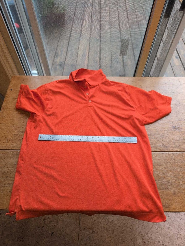 Nike Golf Polo Shirt mens XL extra large orange
